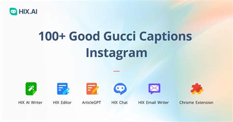 gucci caption instagram|100+ Good gucci captions instagram + Free AI Caption Generator.